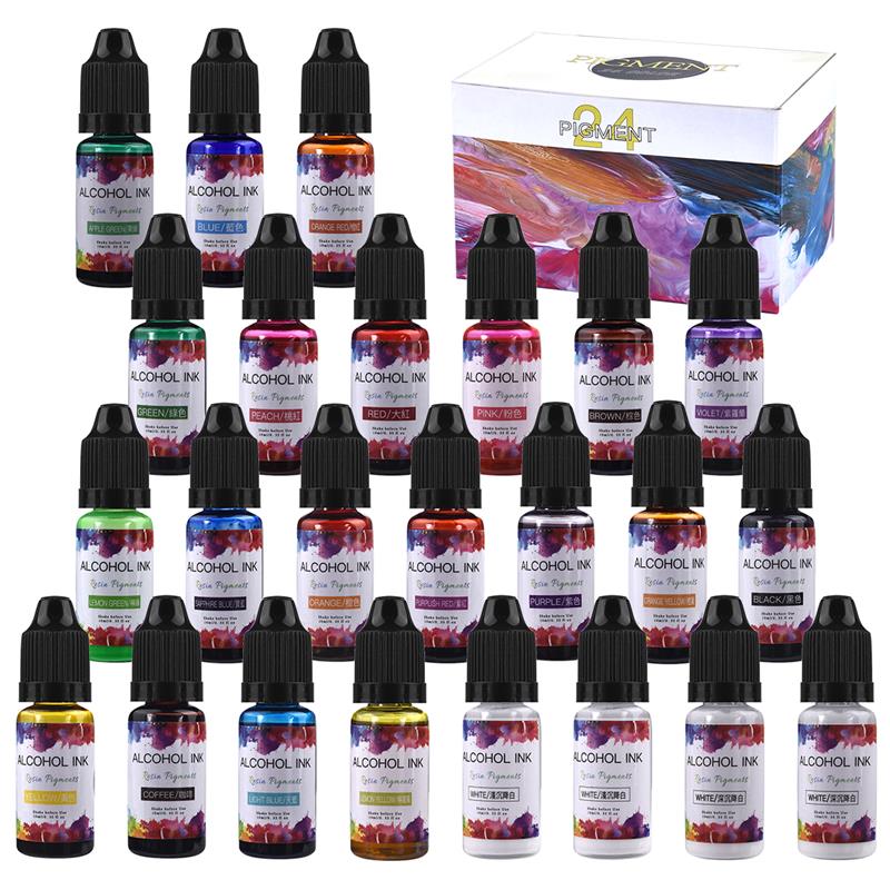 Resin Pigment Set - Epoxyhars Pigmenten Kit Diy Kaars Zeep
