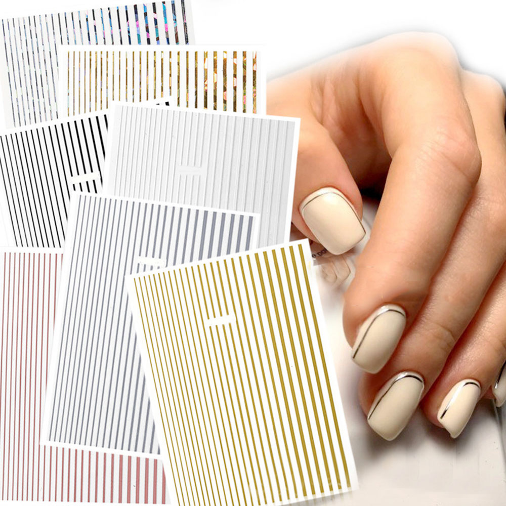Gold Foil Flakes - 1 vel 3D Goud Zilver Lijnen