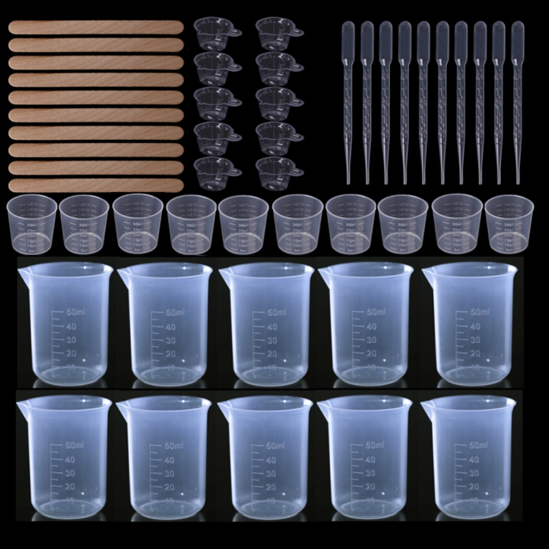 Mixing Cup Silicone - 652F Herbruikbare epoxyhars gereedschapsset voor ambachten