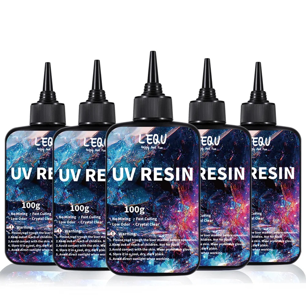 Epoxy Uv Resin Kit - 100g UV-hars transparant hard, geüpgradede versie,