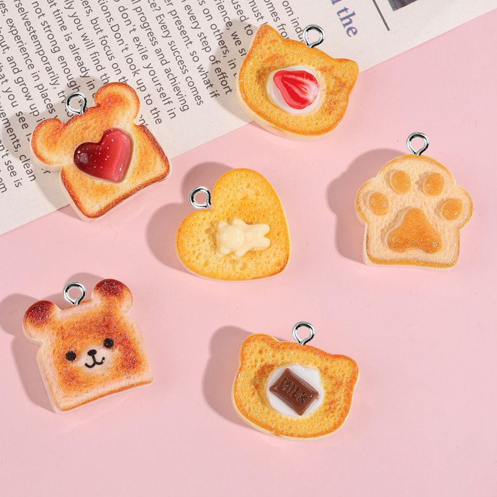 Resin Craft Projects - 10 stuks hartvormige beer kat dierenvormige