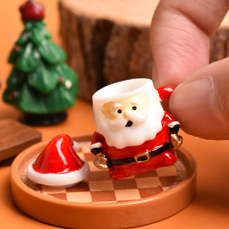 Crafting Resin - Mini Santa Theekopje Ornament - Hars