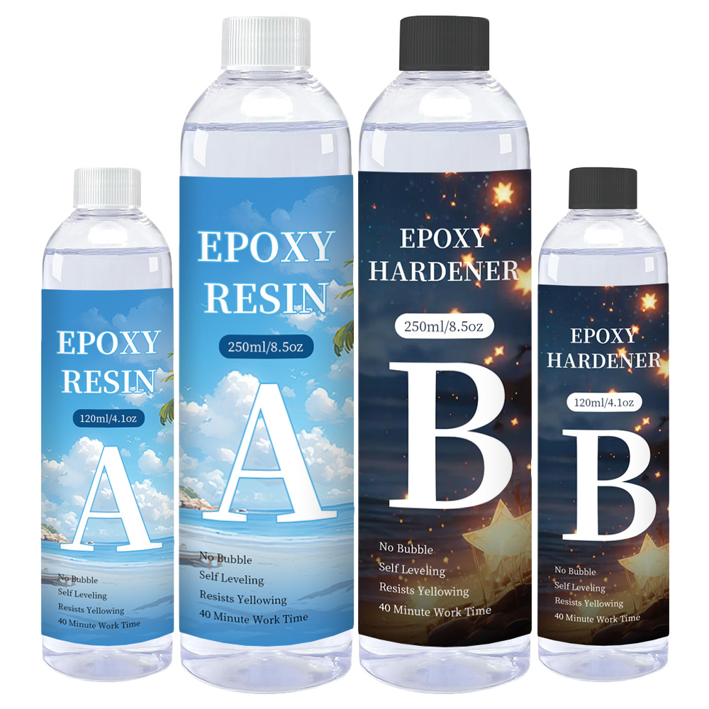 Epoxy Uv Resin Kit - 1:1 Verhouding Hoge Transparantie Epoxyhars AB