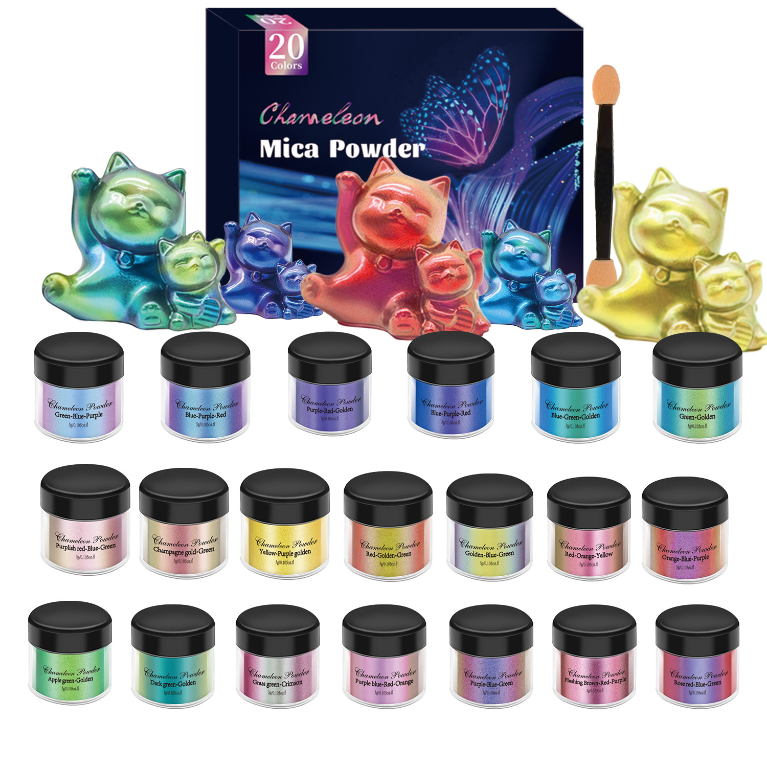 10/20 Stuks Spiegel Kameleons  - Resin Jewelry Kit recensie en prijs