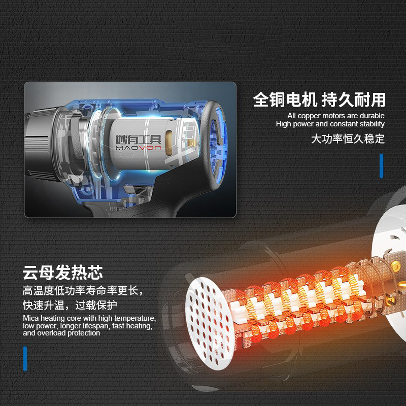 Lithium-ion batterij warmtepis - Heat Gun Small recensie en prijs