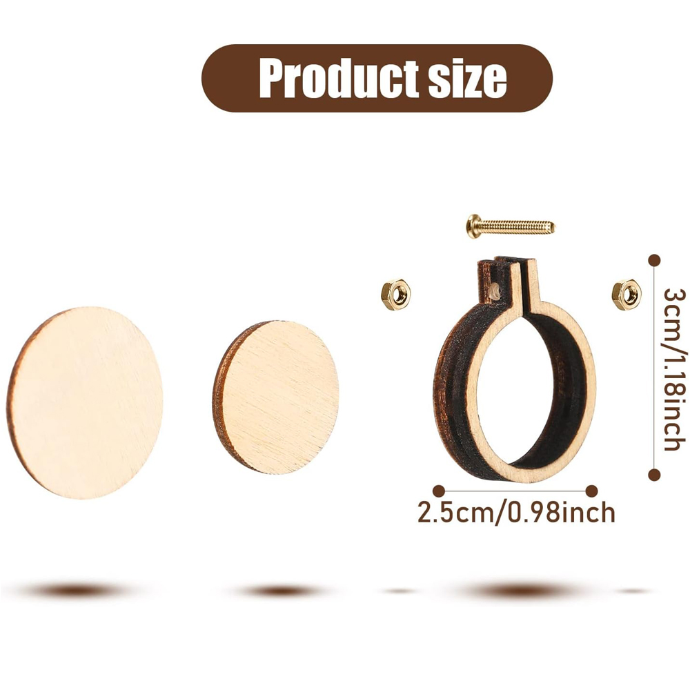 10 stks/set Houten Mini Bordur - Wood Ring Blank recensie en prijs