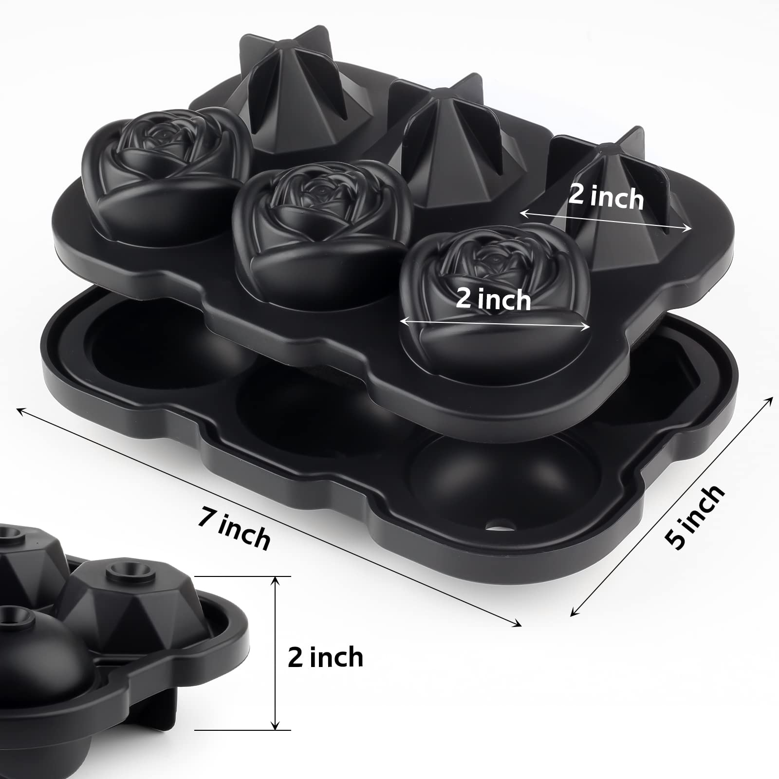 IJsblokjesvorm van siliconen i - Silicone Mold Tray recensie en prijs
