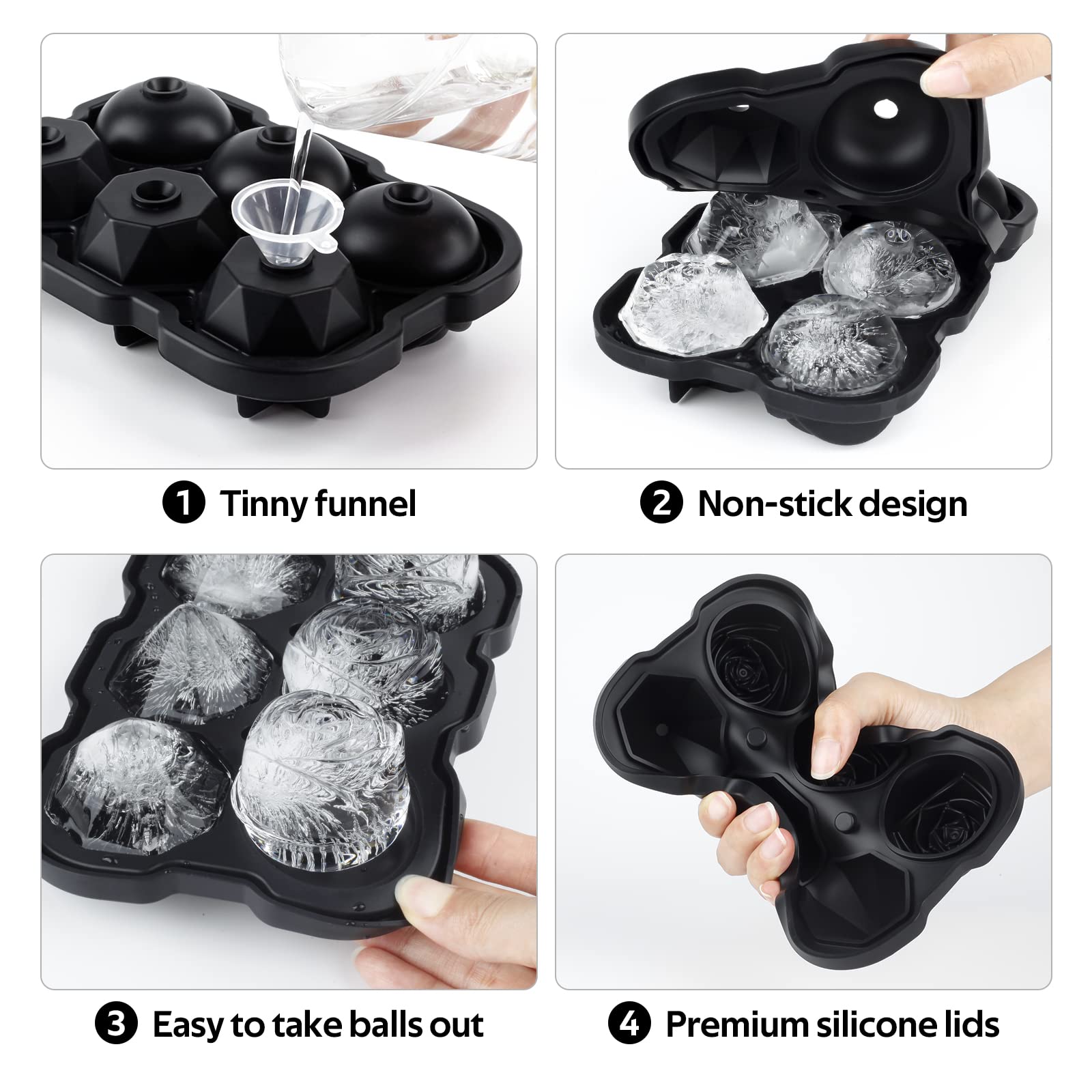 IJsblokjesvorm van siliconen i - Silicone Mold Tray recensie en prijs