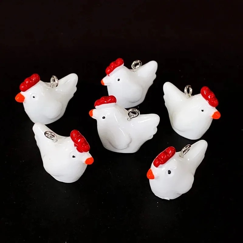 10 stuks schattige mini 3D kip - Resin Craft Supplies recensie en prijs