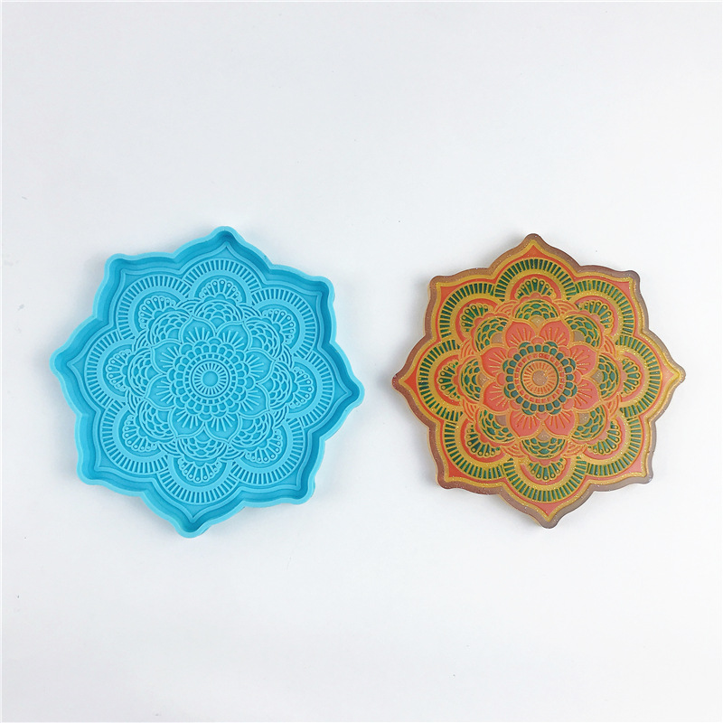 Mandala Coaster Siliconen Mal  - Coaster Mold Round recensie en prijs