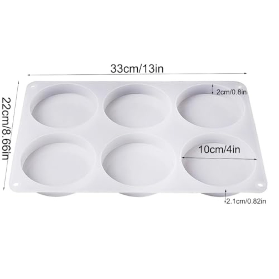 6-delige diepe ronde siliconen - Flower Preservation Resin recensie en prijs