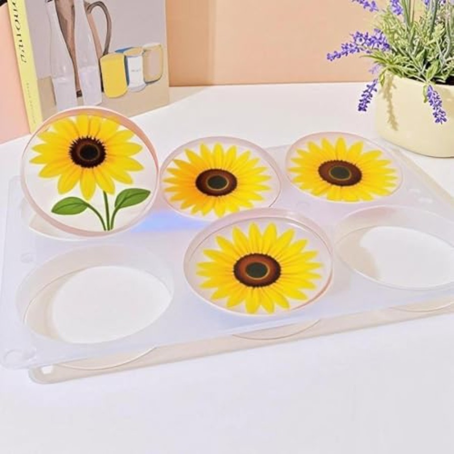 6-delige diepe ronde siliconen - Flower Preservation Resin recensie en prijs