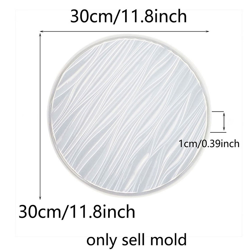 Grote ronde siliconen mal voor - Coaster Mold Round recensie en prijs