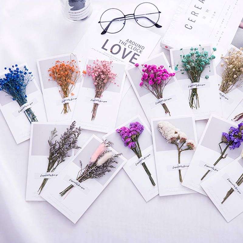 10 stks Een Gift Card Trouwkaa - Dried Flower Bulk recensie en prijs