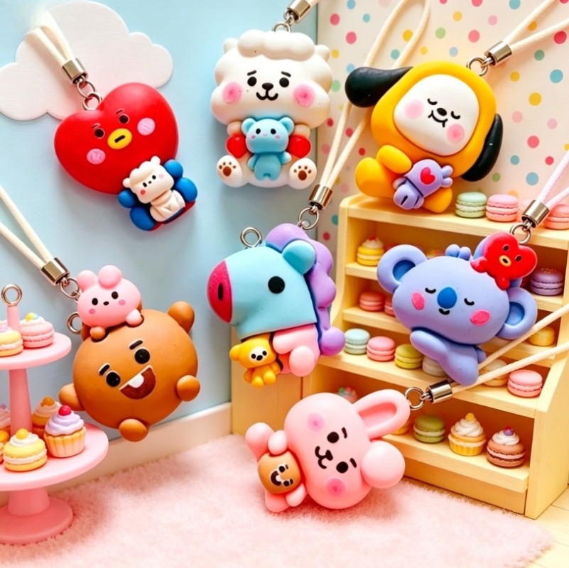 7 stks BT21 Hars Cartoon Charm - Crafting Resin recensie en prijs