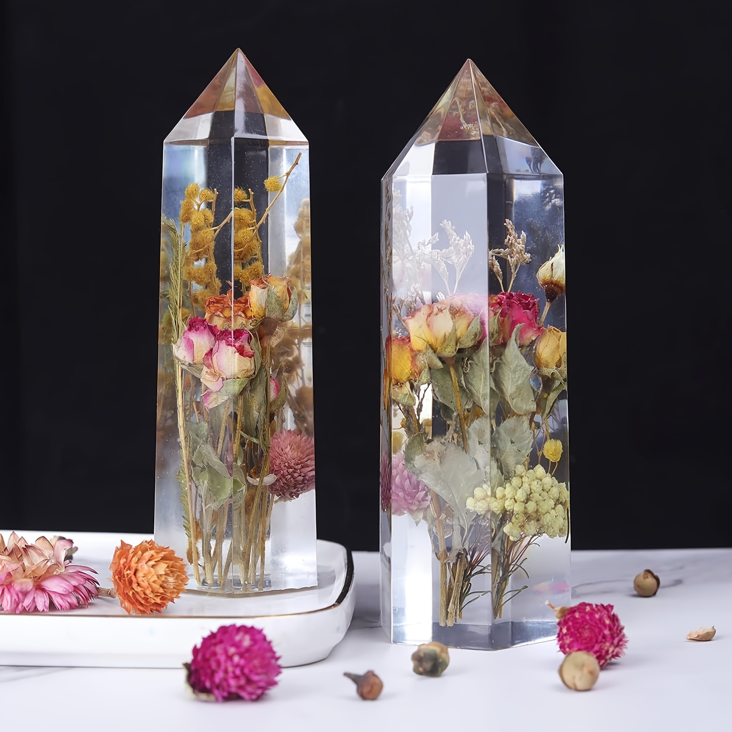 1 Stuks Kristallen Toren Hars  - Flower Preservation Resin recensie en prijs