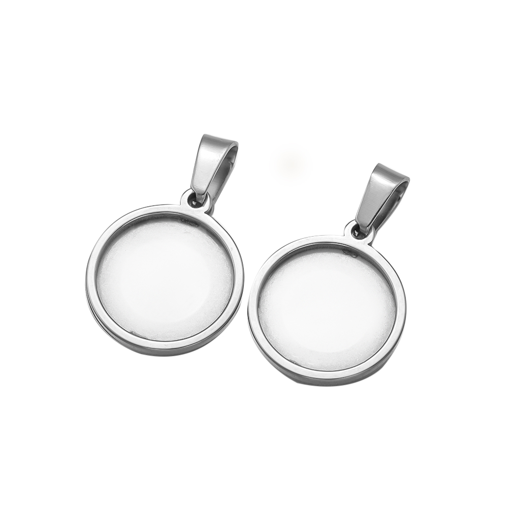 5 Stks/partij Roestvrijstalen  - Bezels Set Pendant recensie en prijs