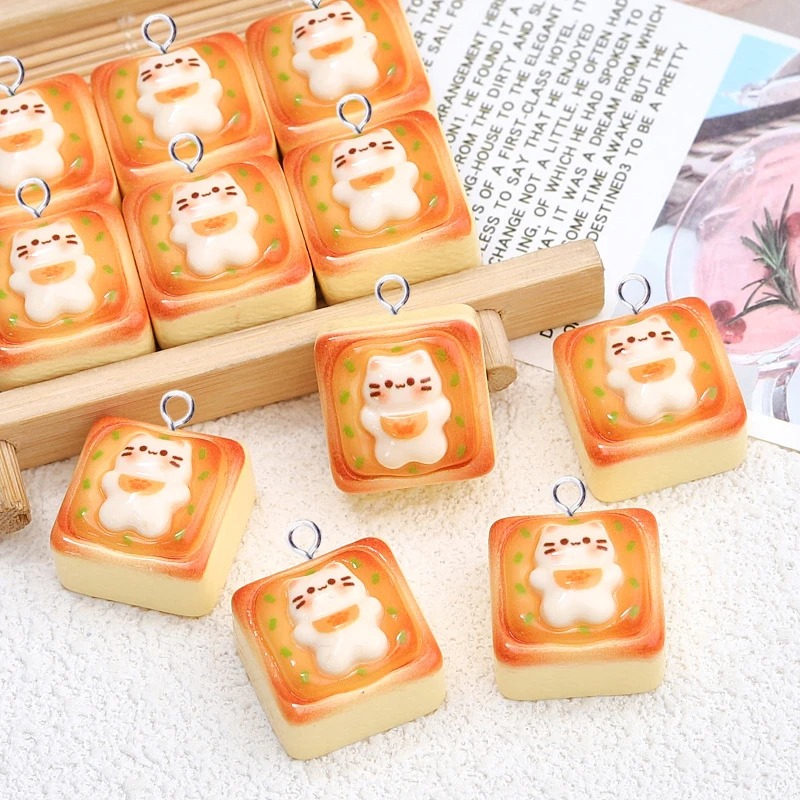 10 stuks Kawaii Kat Toast Broo - Resin Craft Projects recensie en prijs