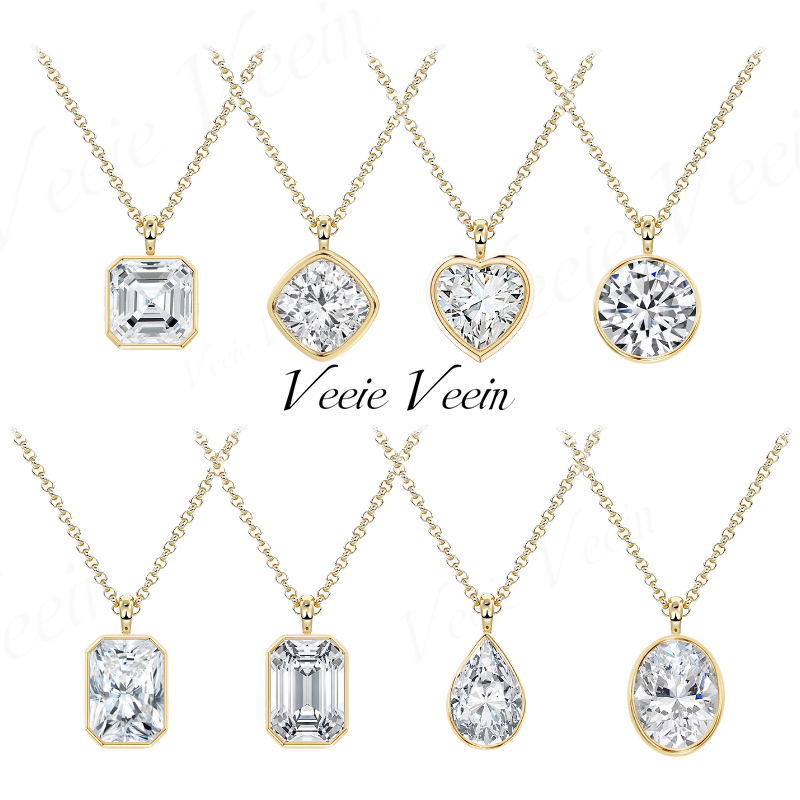 Veeie Veein Sieraden 3ct Onreg - Bezels Set Pendant recensie en prijs