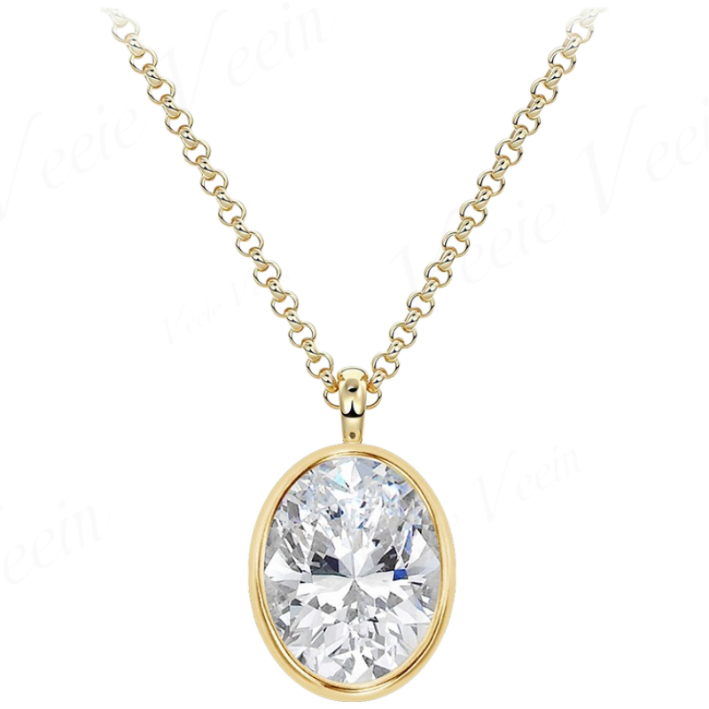 Veeie Veein Sieraden 3ct Onreg - Bezels Set Pendant recensie en prijs