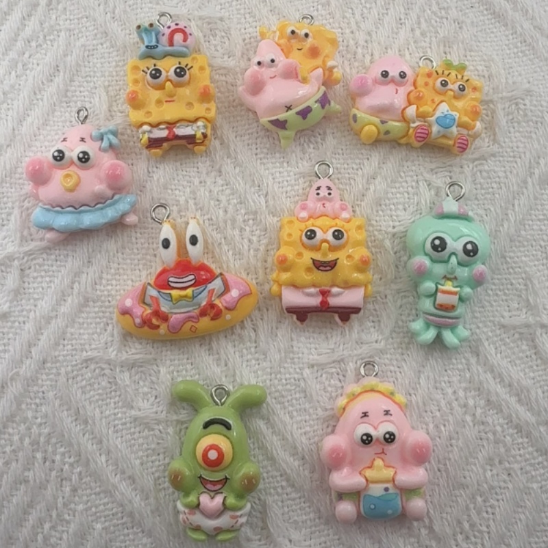 10 stuks cartoonhars hangers,  - Resin Craft Projects recensie en prijs