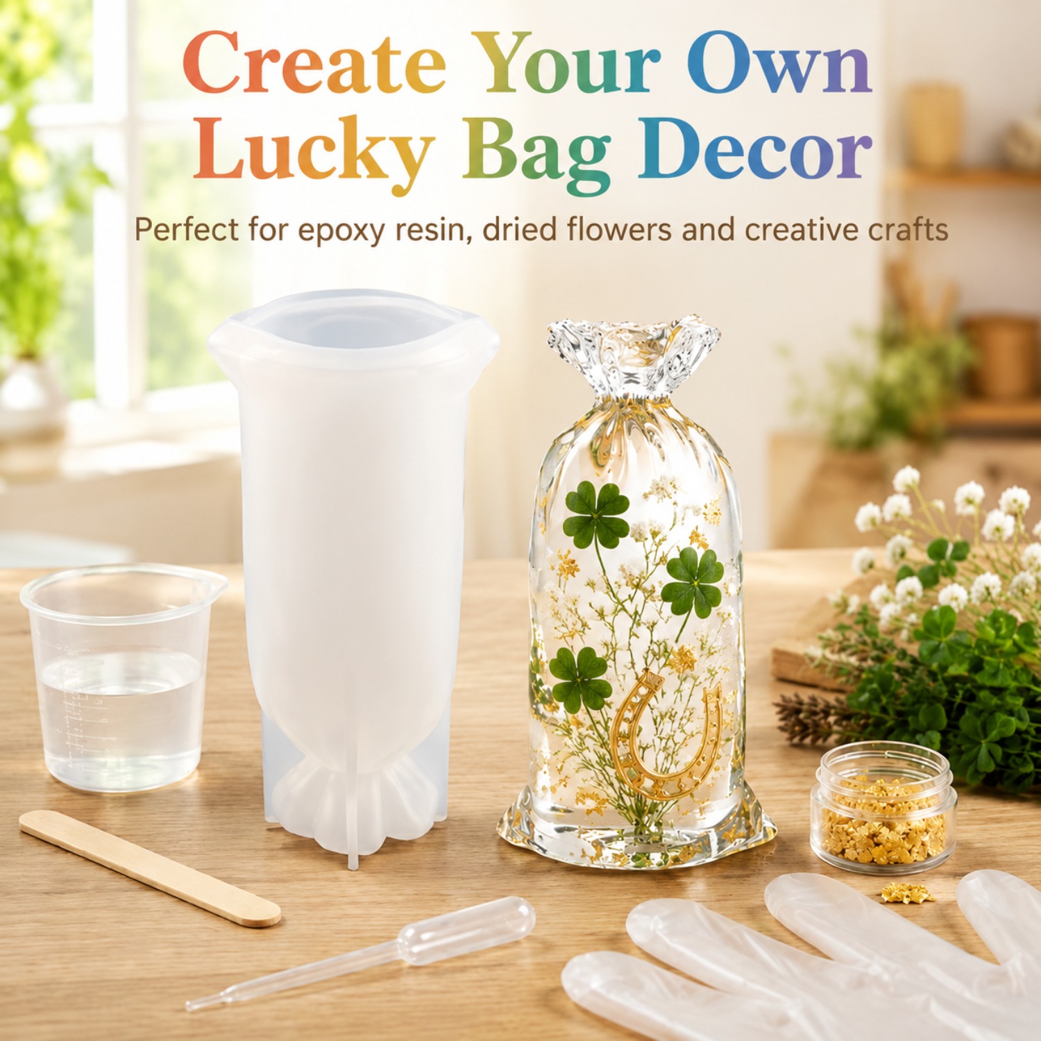 Lucky Bag hars-siliconenmallen - Flower Preservation Resin recensie en prijs