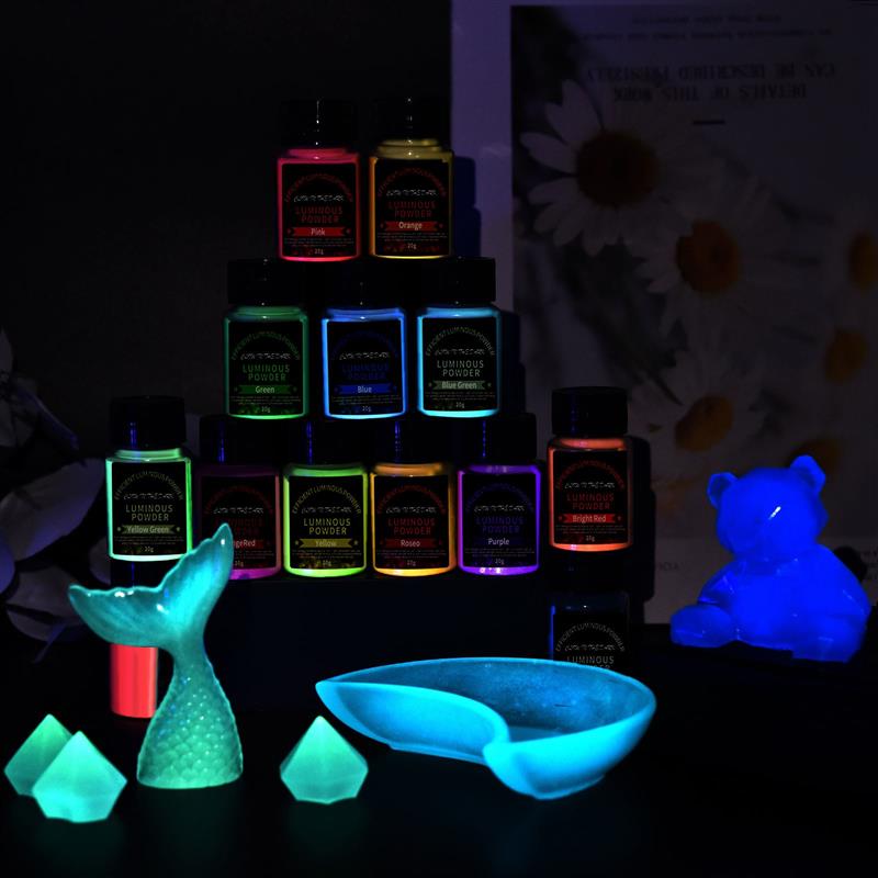 Lichtgevende poedersets Epoxyh - Resin Pigment Set recensie en prijs