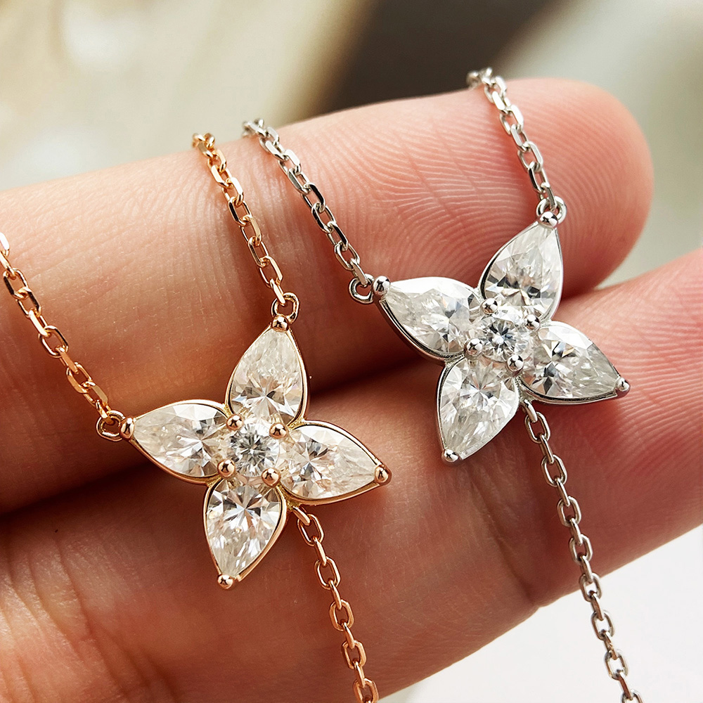 Bezel Set Alle Moissanite Hang - Bezels Set Pendant recensie en prijs